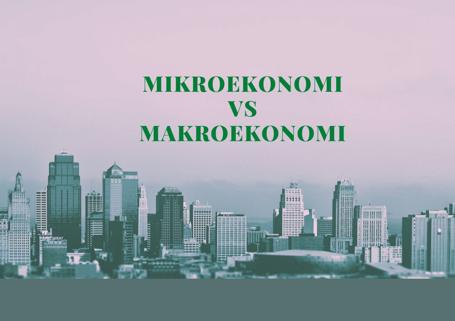 Perbedaan Mikroekonomi dan Makroekonomi