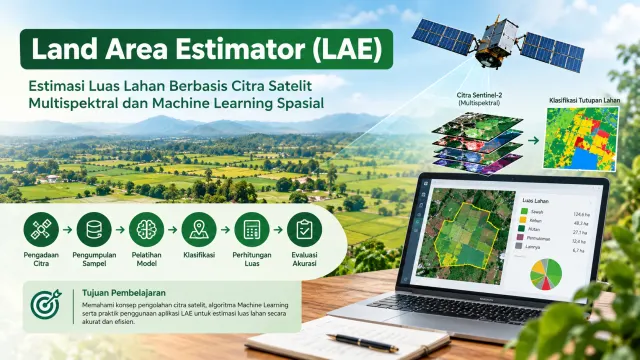 Estimasi Luas Lahan Berbasis Citra Satelit Multispektral dan Machine Learning Spasial