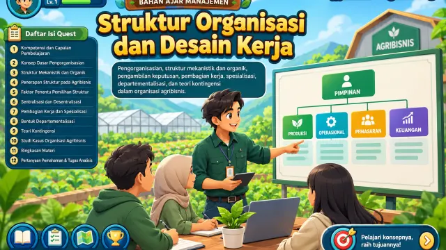 Game dan Tugas: Struktur Organisasi dan Desain Kerja